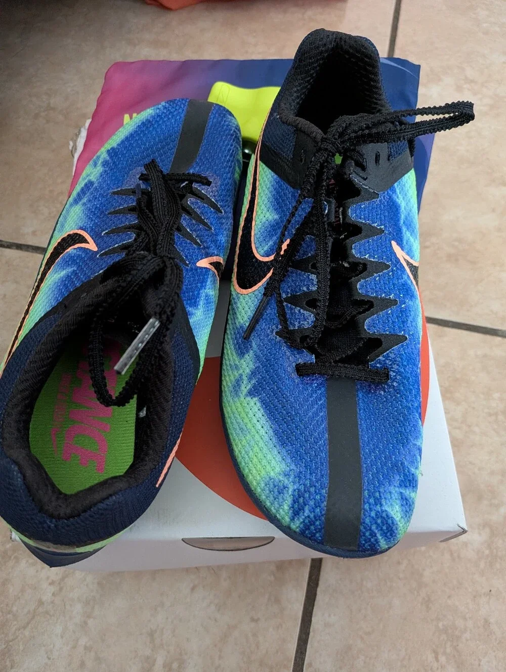 Nike Zoom Rival Distance Glam Dark Obsidian/Black Kids